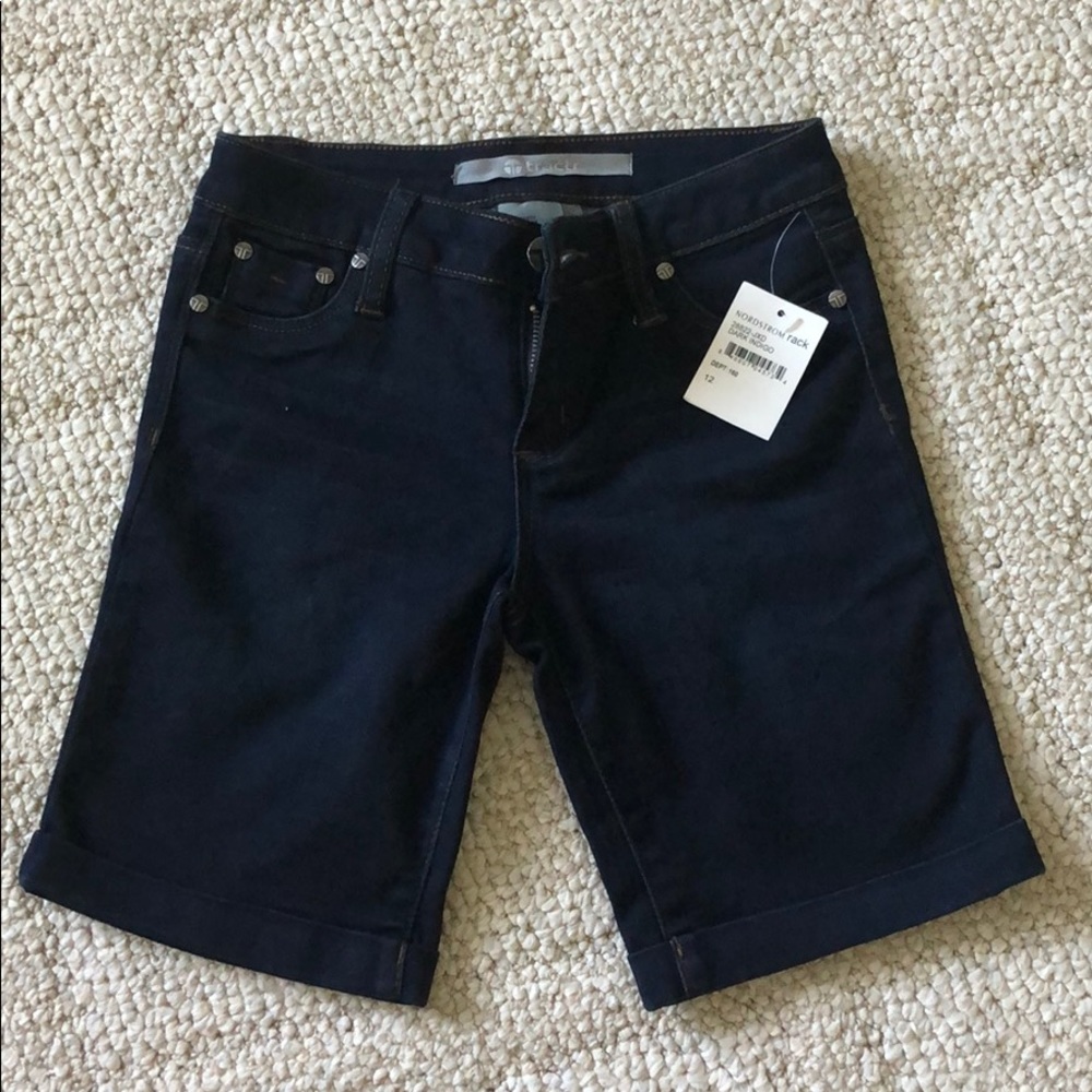 Tractor kids Denim shorts with cuffs